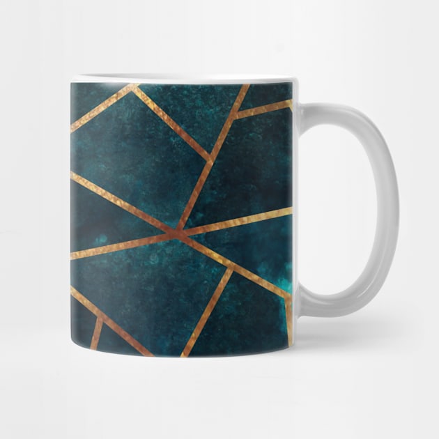 Geometric Green Stone by themadesigns